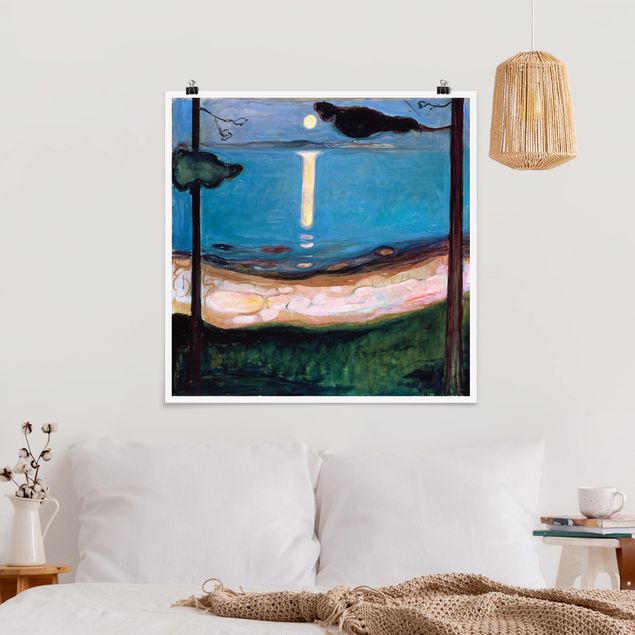 Kök dekoration Edvard Munch - Moon Night