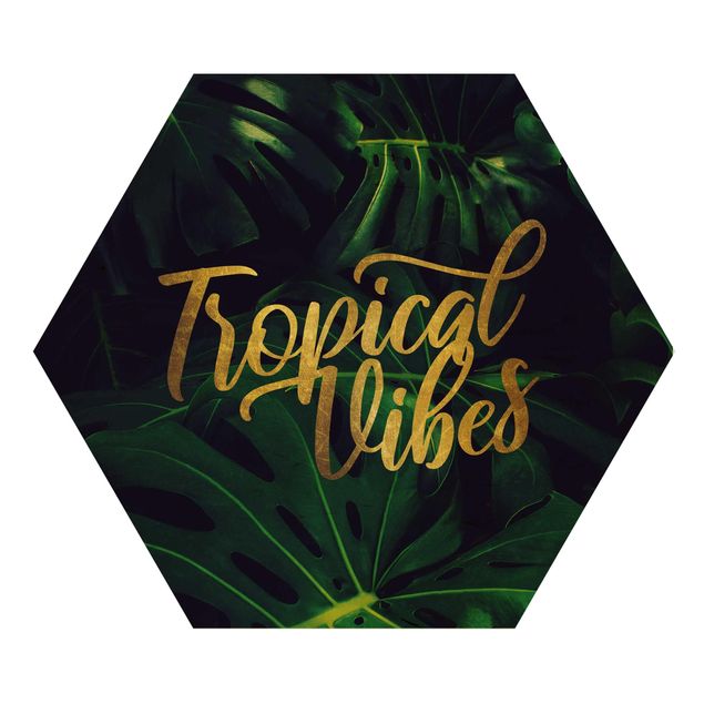 Hexagonala tavlor Jungle - Tropical Vibes