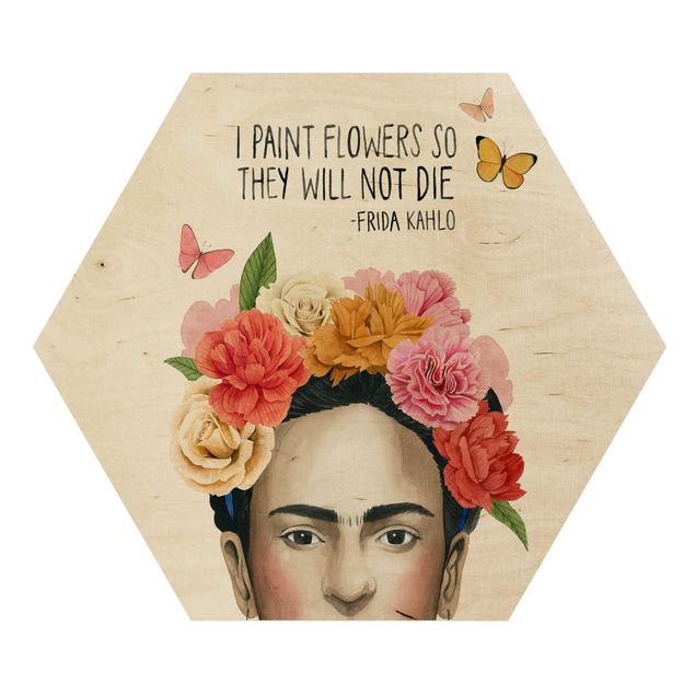 Hexagonala tavlor Frida's Thoughts - Flowers