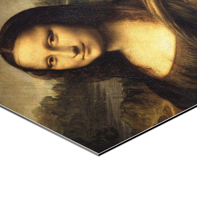 Tavlor grön Leonardo da Vinci - Mona Lisa