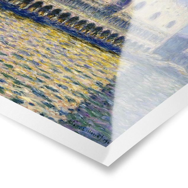 Tavlor arkitektur och skyline Claude Monet - The Palazzo Ducale