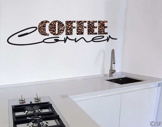 Autocolantes de parede café No.SF828 Coffee Corner