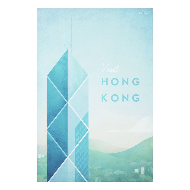 Kök dekoration Travel Poster - Hong Kong