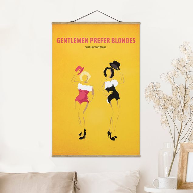 Kök dekoration Film Poster Gentlemen Prefer Blondes