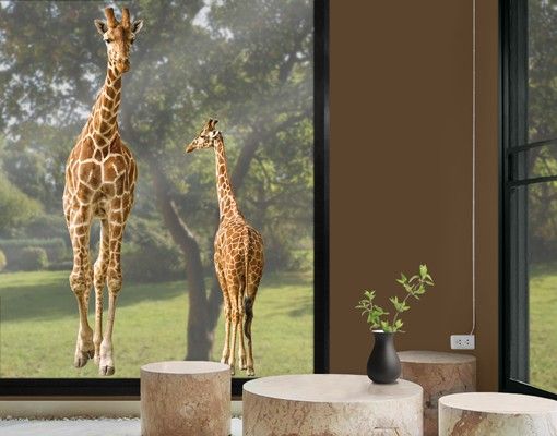 Inredning av barnrum Two Giraffes