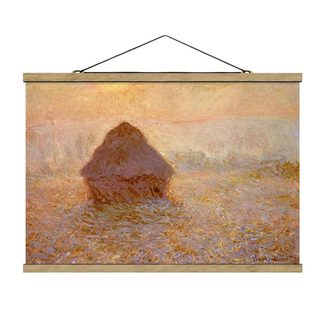 Konststilar Claude Monet - Haystack In The Mist