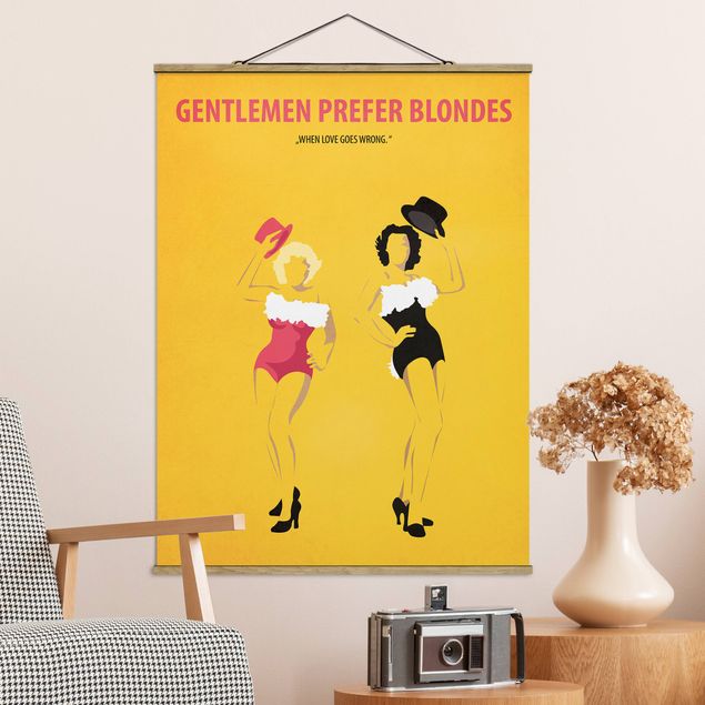 Kök dekoration Film Poster Gentlemen Prefer Blondes