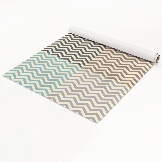 Möbelfolier skåp Modern Zigzag Stripe Pattern In 4 Homely Colours