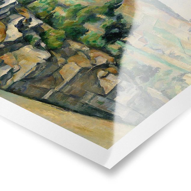 Tavlor landskap Paul Cézanne - Hillside In Provence