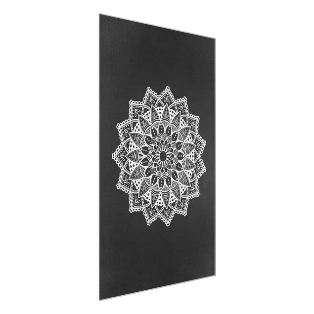 Tavlor mandalas Mandala Illustration Ornament White Black