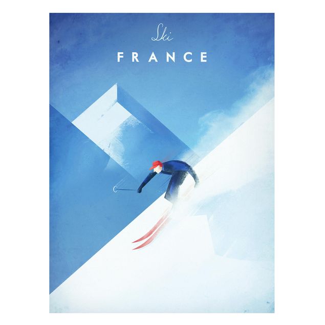 Tavlor bergen Travel Poster - Ski In France