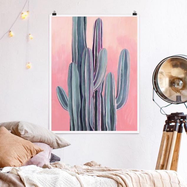 Kök dekoration Cactus In Licht Pink II
