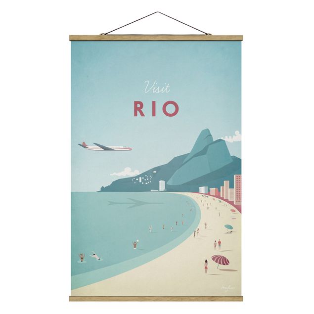 Tavlor hav Travel Poster - Rio De Janeiro