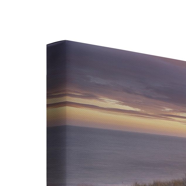 Canvastavlor landskap Sunrise On The Beach On Sylt