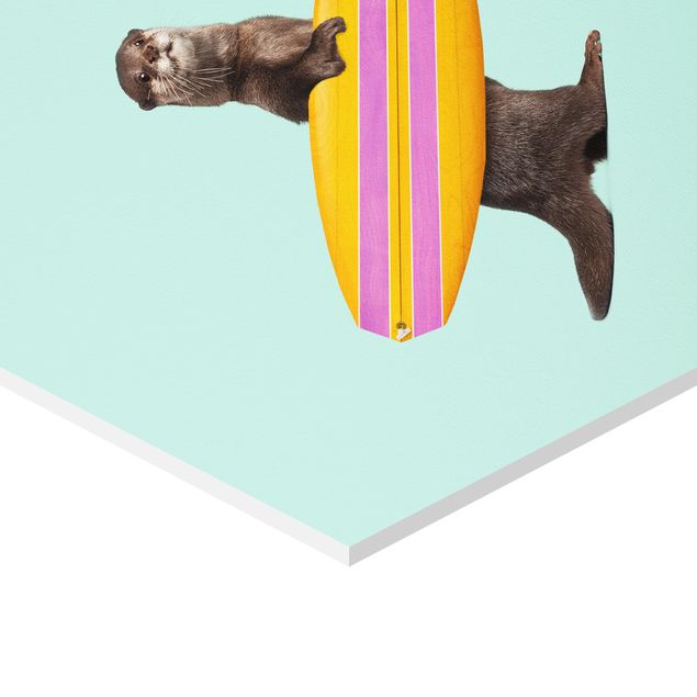 Tavlor Otter With Surfboard