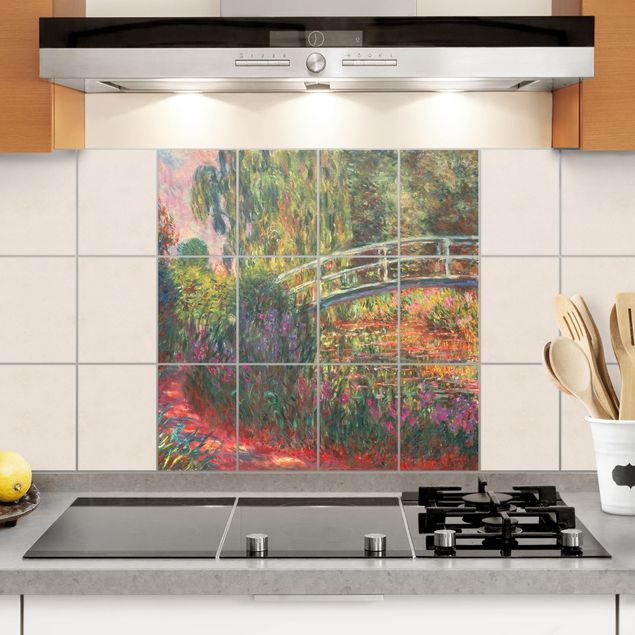 Konststilar Impressionism Claude Monet - Japanese Bridge In The Garden Of Giverny