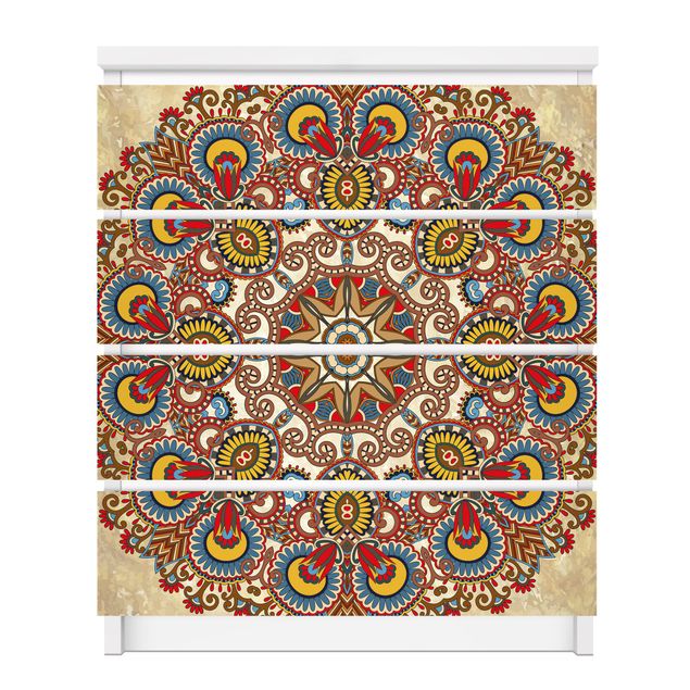 Möbelfolier Coloured Mandala