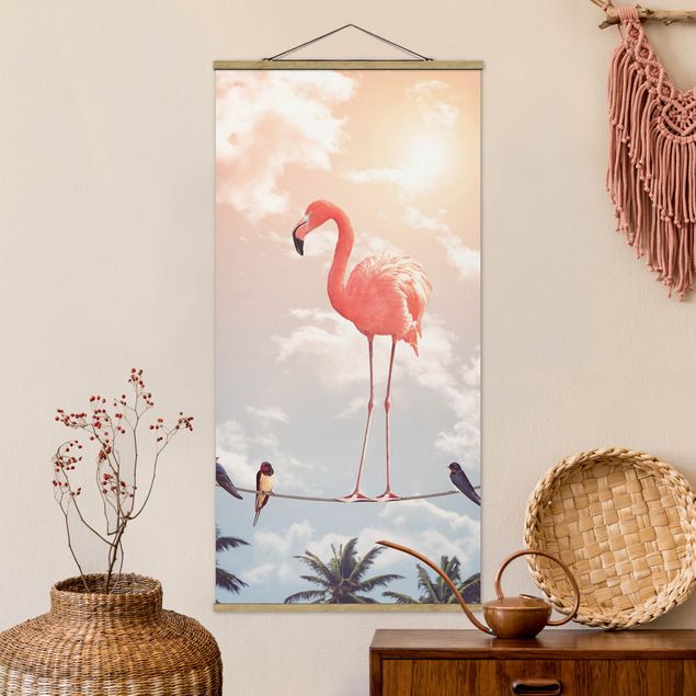 Kök dekoration Sky With Flamingo