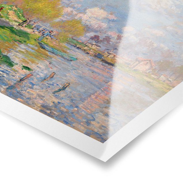 Posters konstutskrifter Claude Monet - Spring On The Seine