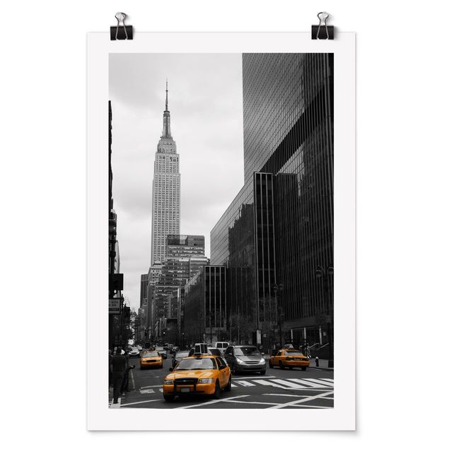 Posters svart och vitt Classic NYC