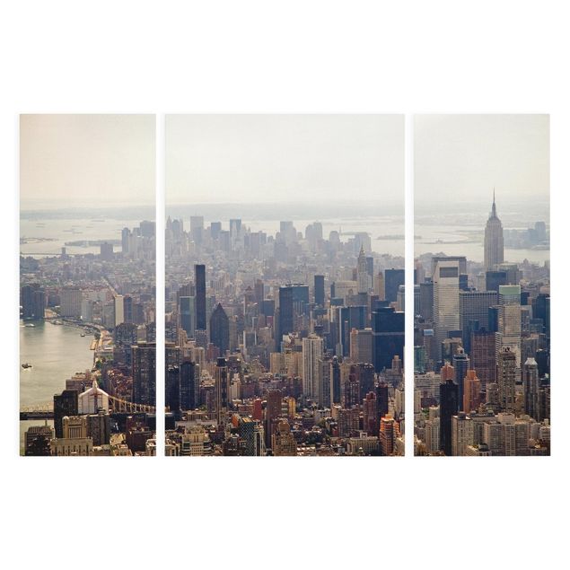 Tavlor arkitektur och skyline Morning In New York