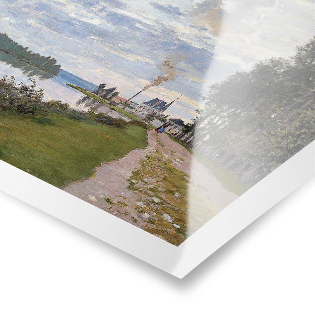 Posters konstutskrifter Claude Monet - The Waterfront At Argenteuil