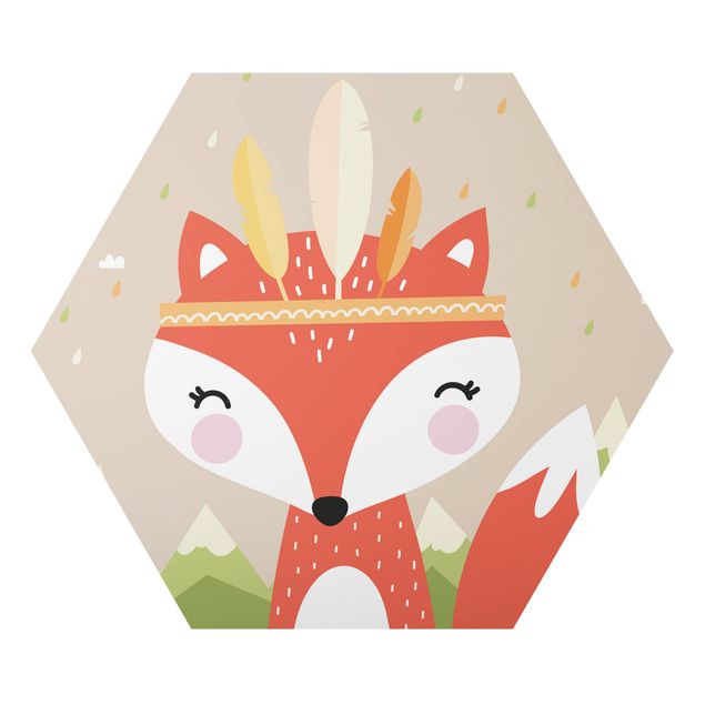 Tavlor röd Indian Fox