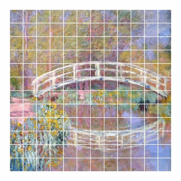 Kakel klistermärken Claude Monet - Bridge Monet's Garden