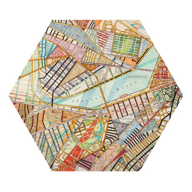 Tavlor Modern Map Of Boston