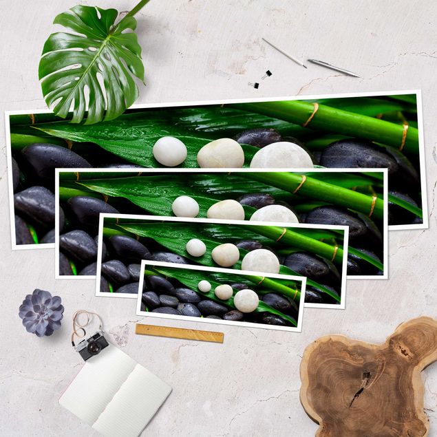 Tavlor Green Bamboo With Zen Stones