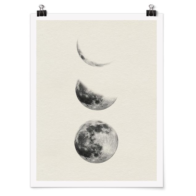 Tavlor modernt Three Moons