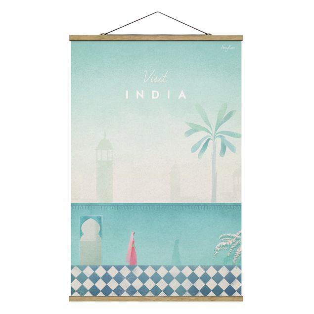 Tavlor konstutskrifter Travel Poster - India