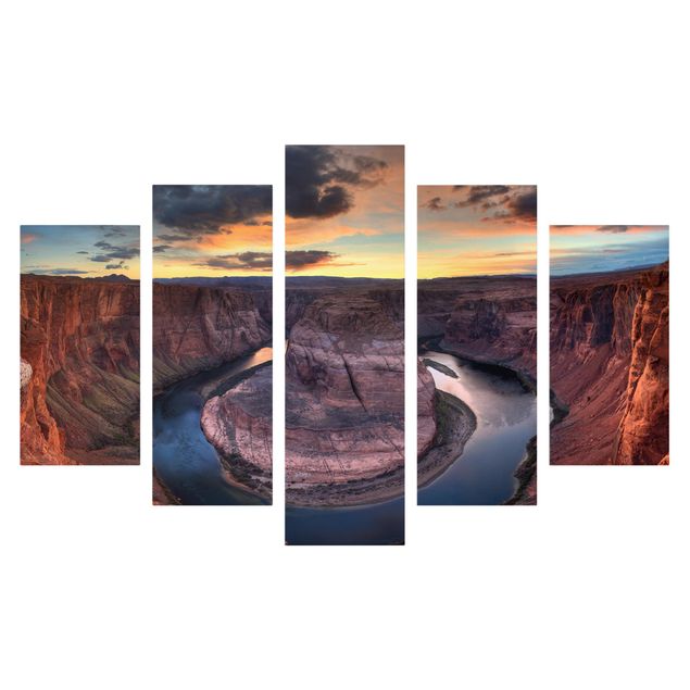 Tavlor landskap Colorado River Glen Canyon