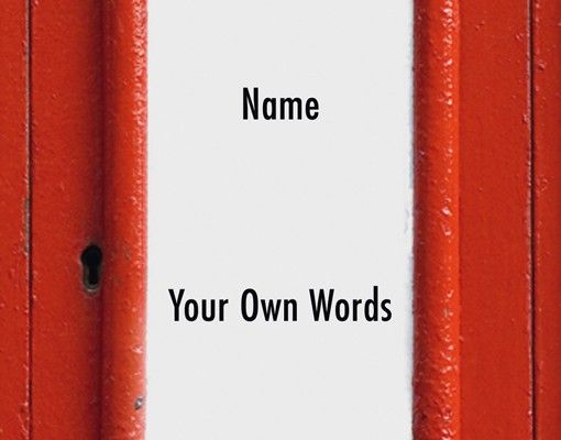Wallstickers ordspråk No.580 Own Words Post Office