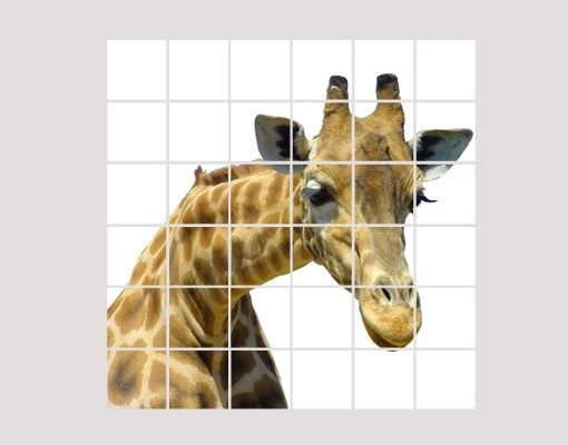 Kakel klistermärken Curious Giraffe