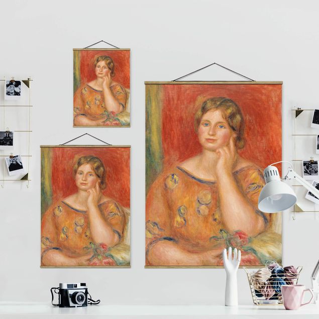 Tavlor porträtt Auguste Renoir - Mrs. Osthaus
