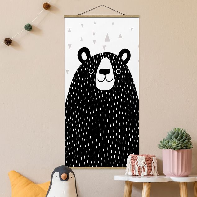 Tavlor björnar Zoo With Patterns - Bear