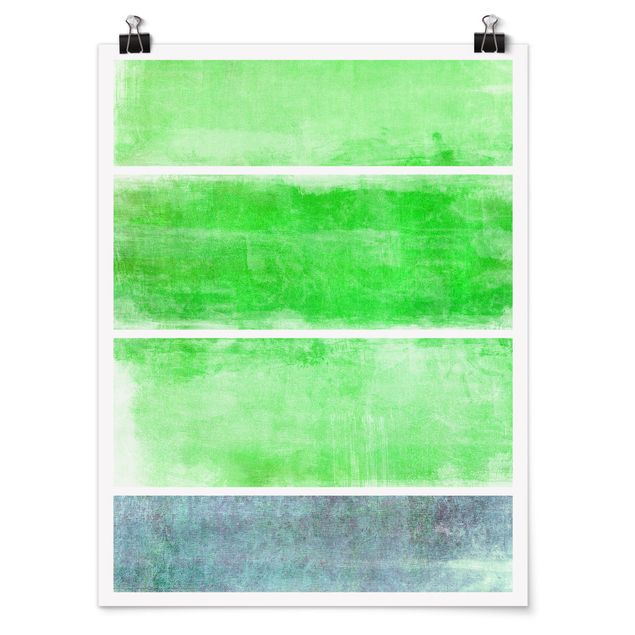 Tavlor abstrakt Colour Harmony Green