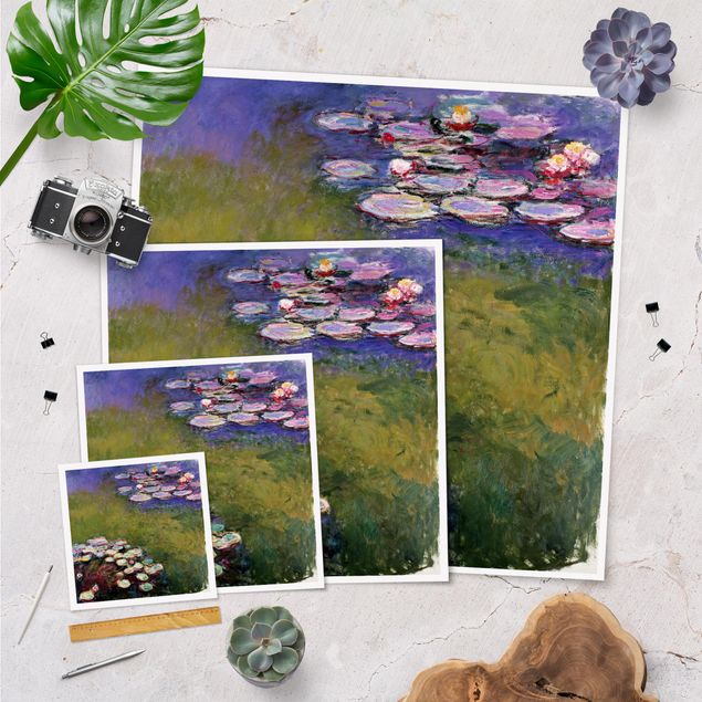 Posters landskap Claude Monet - Water Lilies