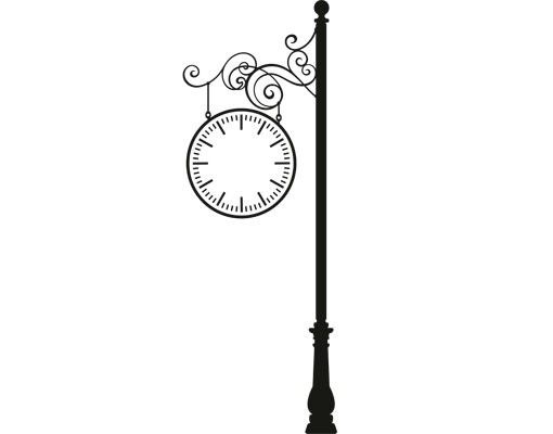 Autocolantes de parede estilo retro Clock No.CG158 Lantern