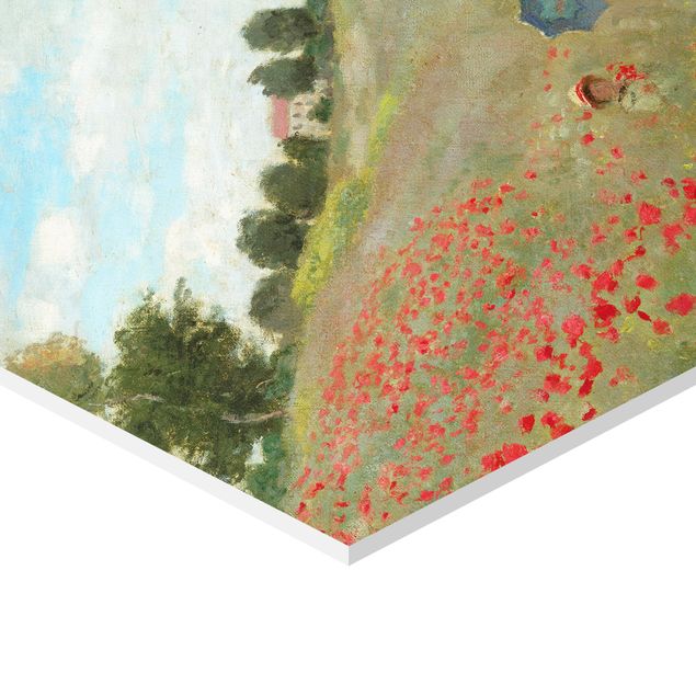 Tavlor blommor  Claude Monet - Poppy Field Near Argenteuil