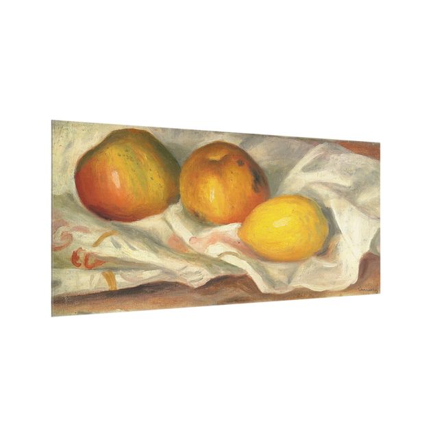Konstutskrifter Auguste Renoir - Apples And Lemon