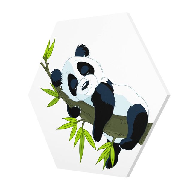 Tavlor modernt Sleeping Panda
