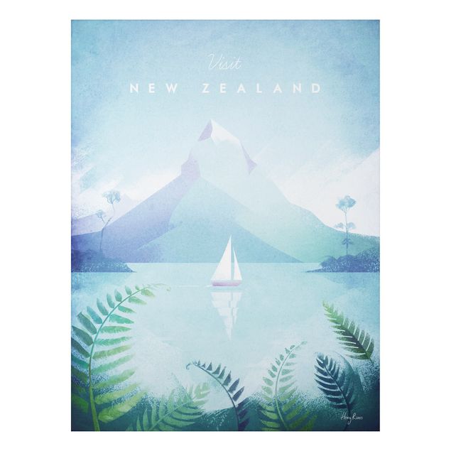 Kök dekoration Travel Poster - New Zealand