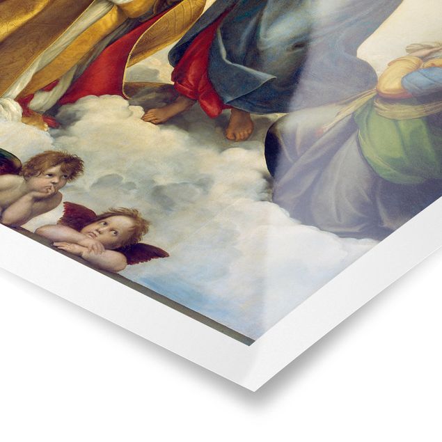 Tavlor konstutskrifter Raffael - The Sistine Madonna