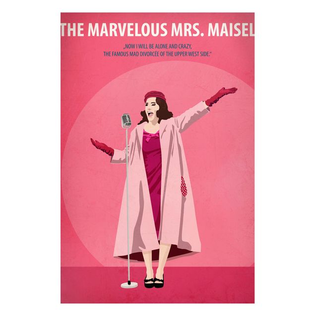 Tavlor konstutskrifter Film Poster The Marvelous Mrs. Maisel