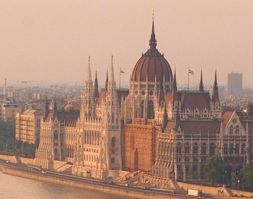 Kakel klistermärken Budapest Skyline