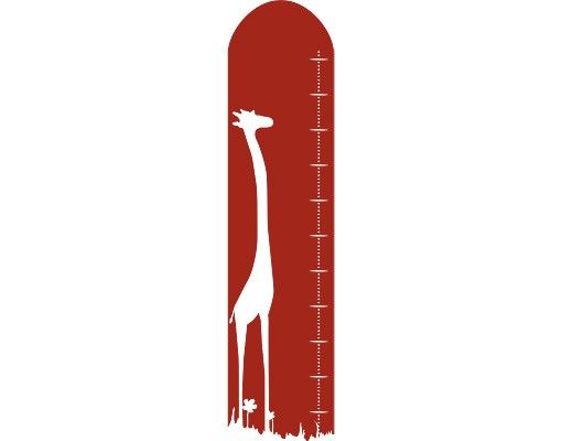 Autocolante regua de crescimento No.DS43 Measuring staff Giraffe
