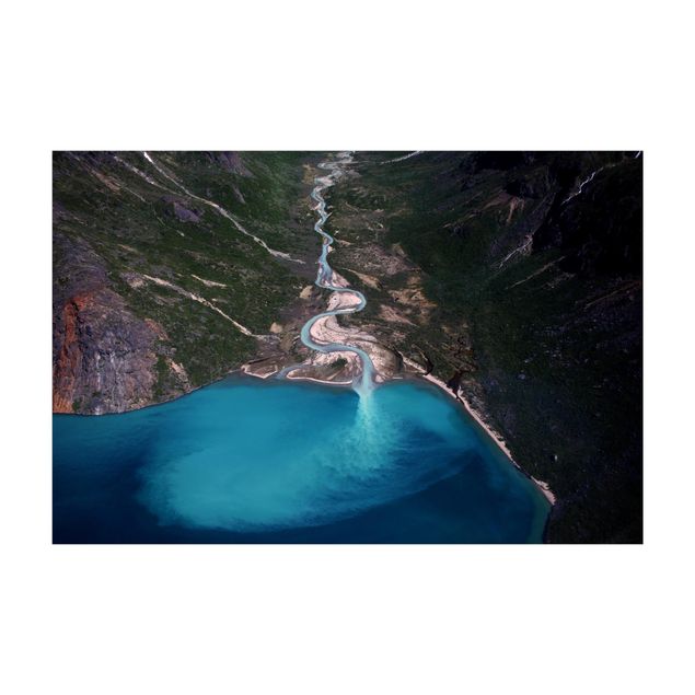 gångmatta natur River In Greenland