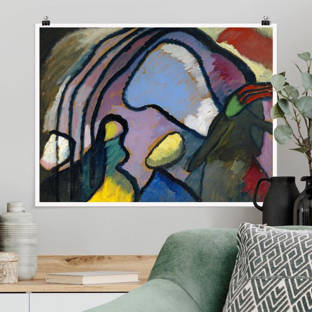 Konststilar Expressionism Wassily Kandinsky - Study For Improvisation 10